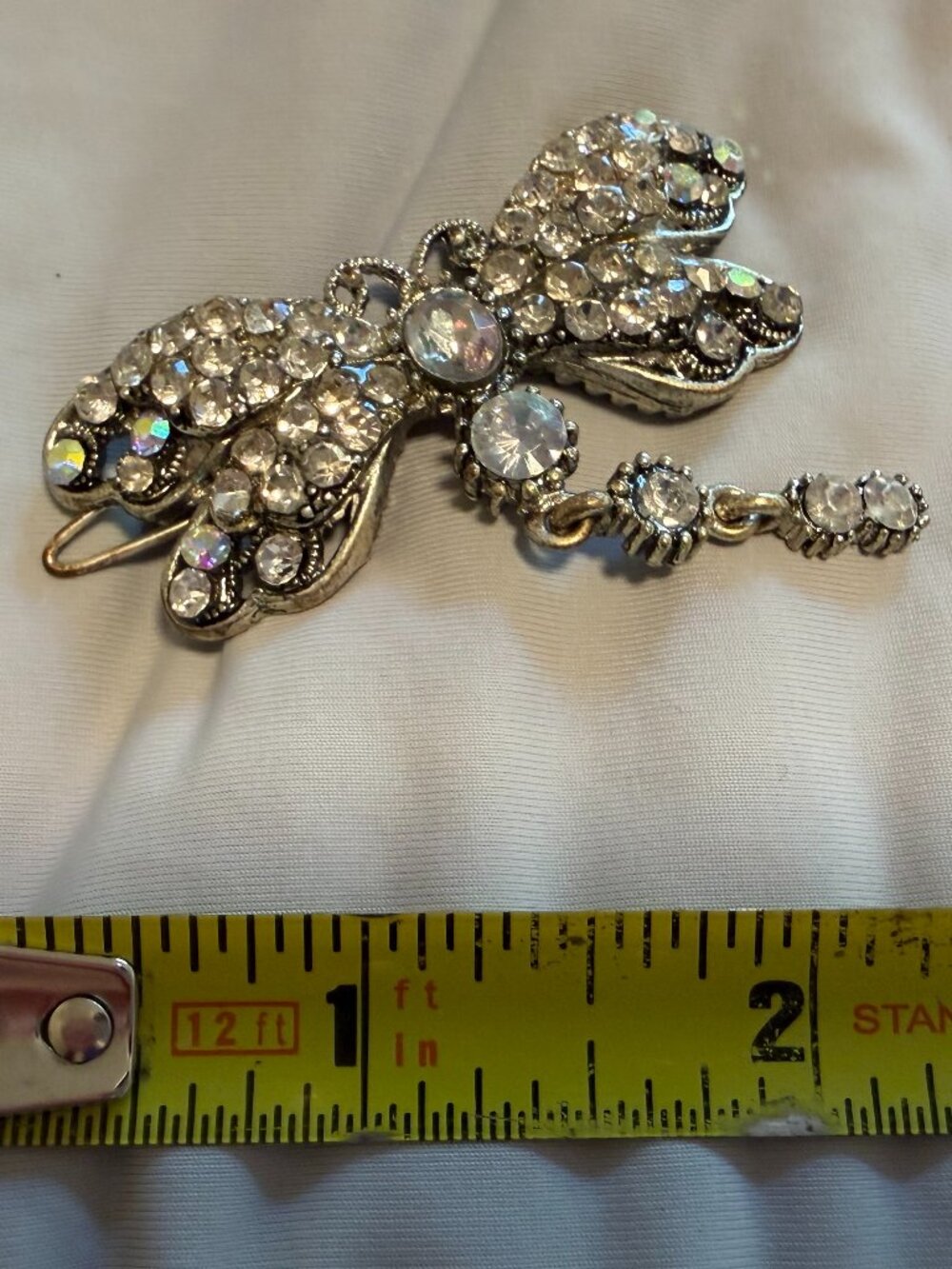Crystal Dragonfly Hairclip